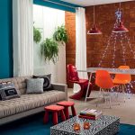 Azul e laranja energia positiva na decoração Azul e Laranja na Decoração