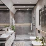 Banheiros brancos oferecem um charme especial